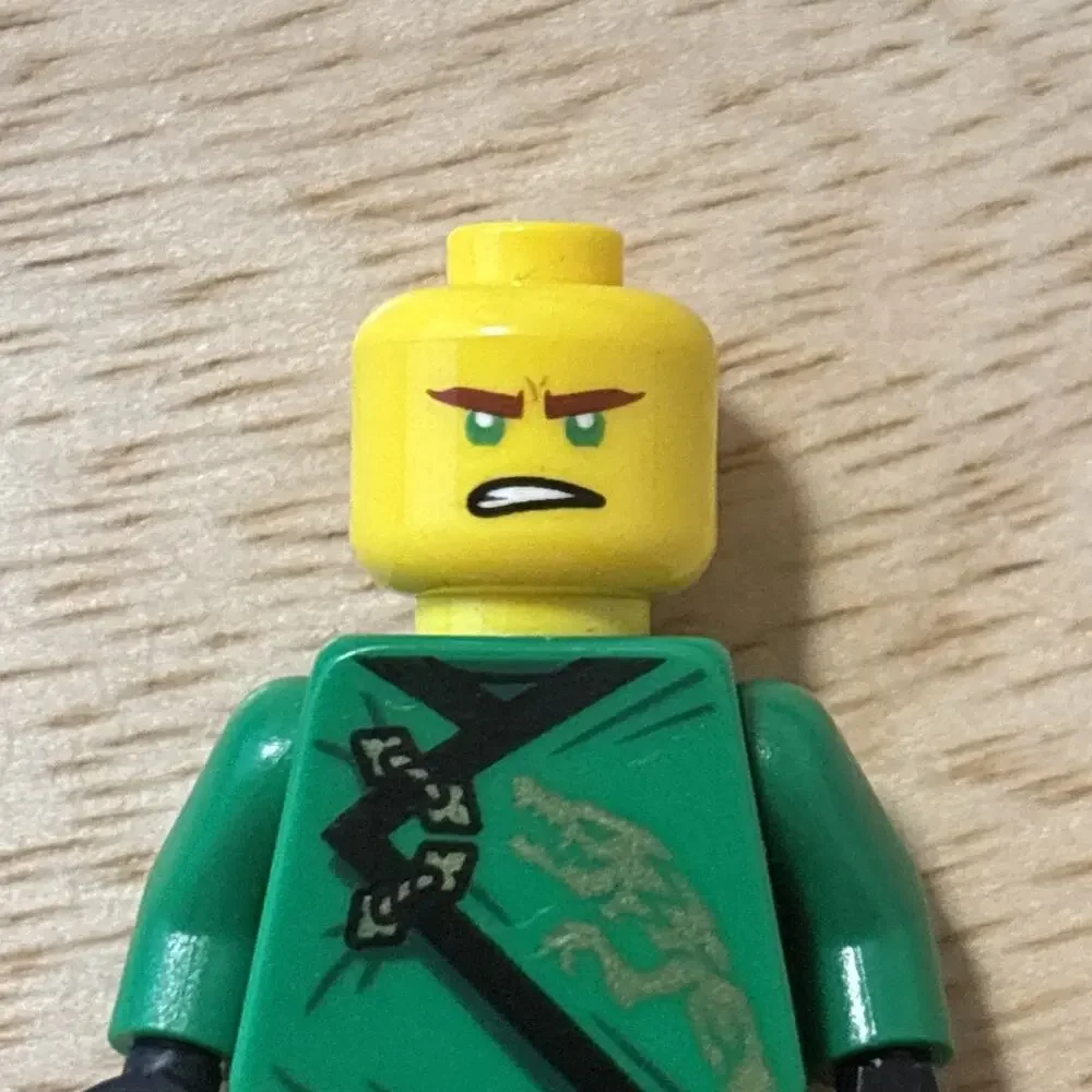 Lego Ninjago Lloyd Legacy Minifigure #njo0490 Dark Green Sash